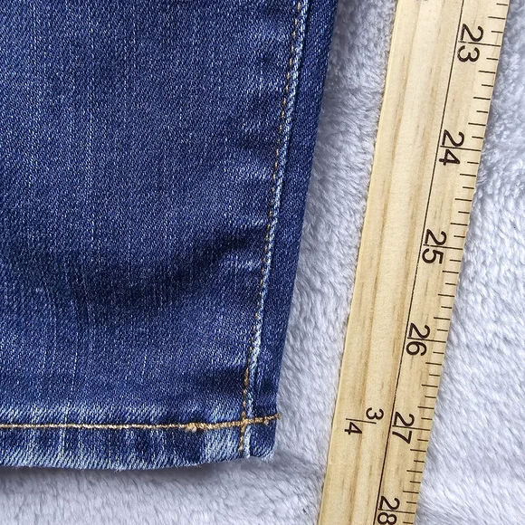 J. Crew Toothpick Ankle Blue Denim Jeans Womens Size 27 - Picture 6 of 12